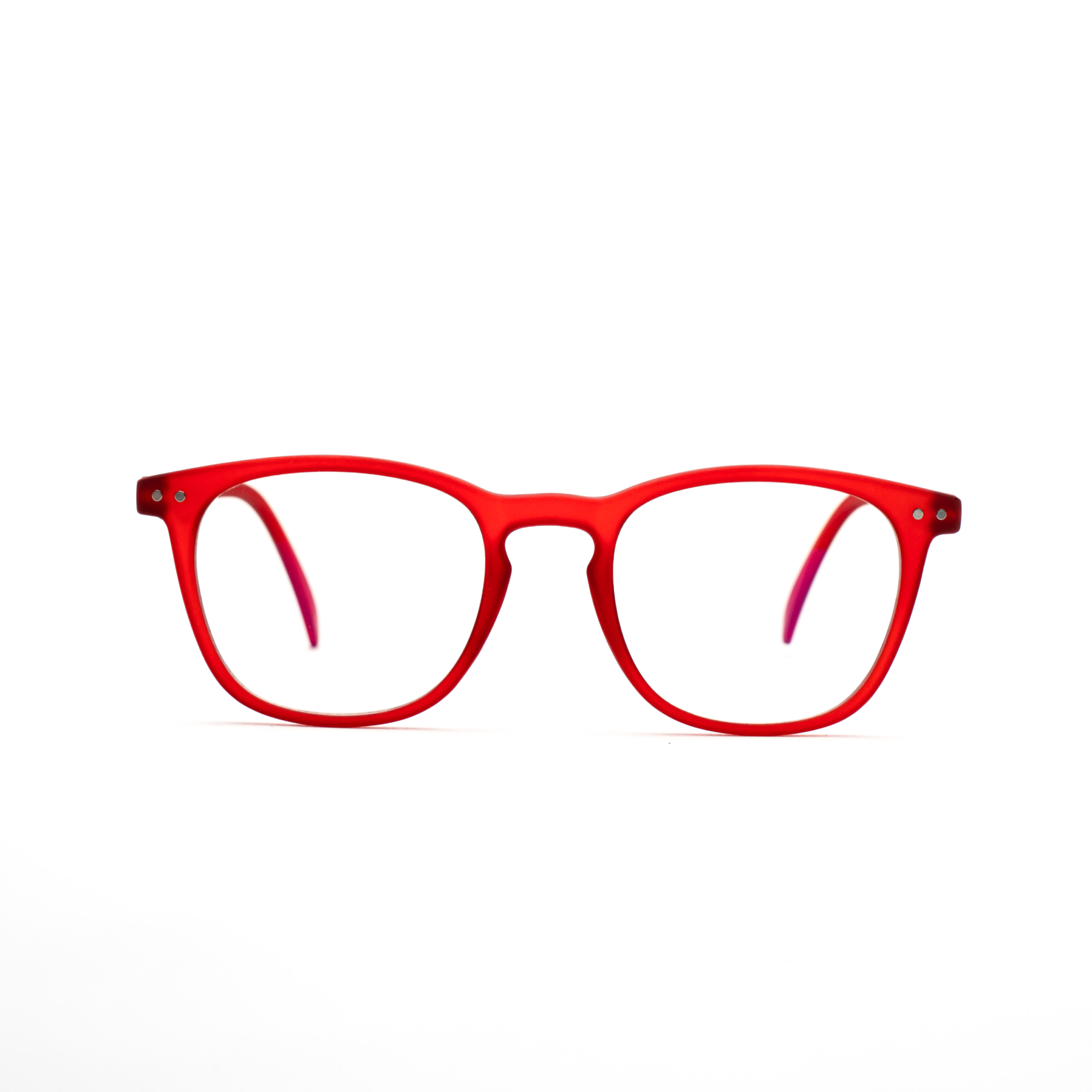 Men's blue light reading glasses – William BlueVision m - Red